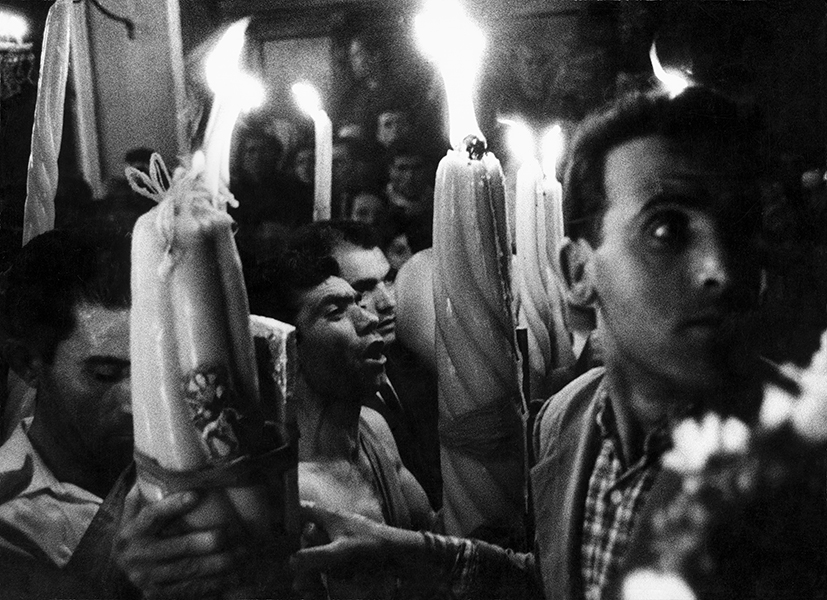Trecastagni. Feast of Saints Alfio, Cirino, and Filadelfo, 1963